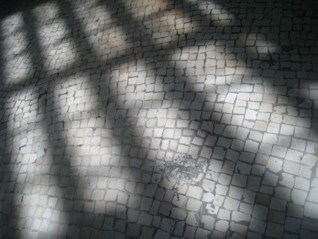 The floor of Rossio railway station, Lisbon